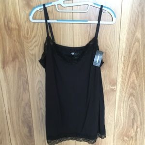 Lace Cami - Black - Lane Bryant